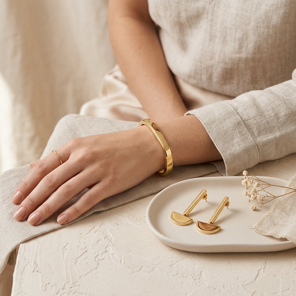 Modern Gold Necklace